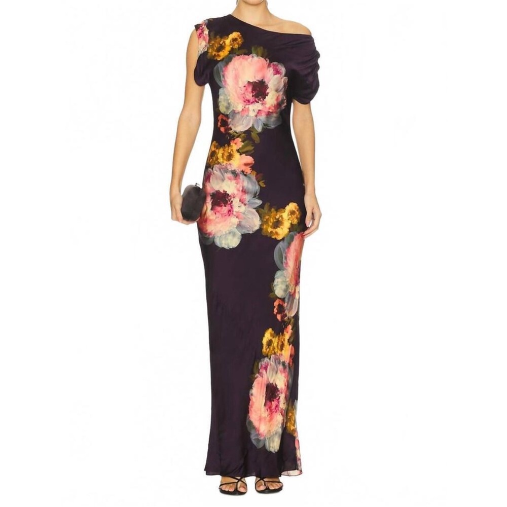 AMANDA UPRICHARD elroy maxi dress in seona print